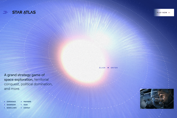Star Atlas website preview